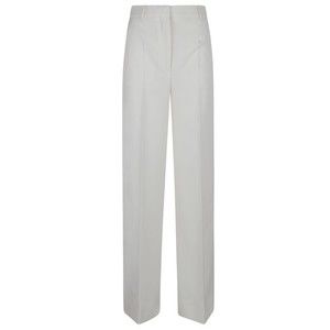 Stella Mccartney High-Waisted Cream White Wool Trousers - NWT